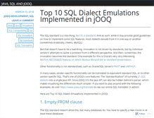 Tablet Screenshot of blog.jooq.org