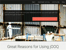 Tablet Screenshot of jooq.org